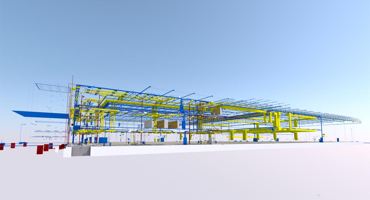 Progetto BIM di complesso produttivo alimentare