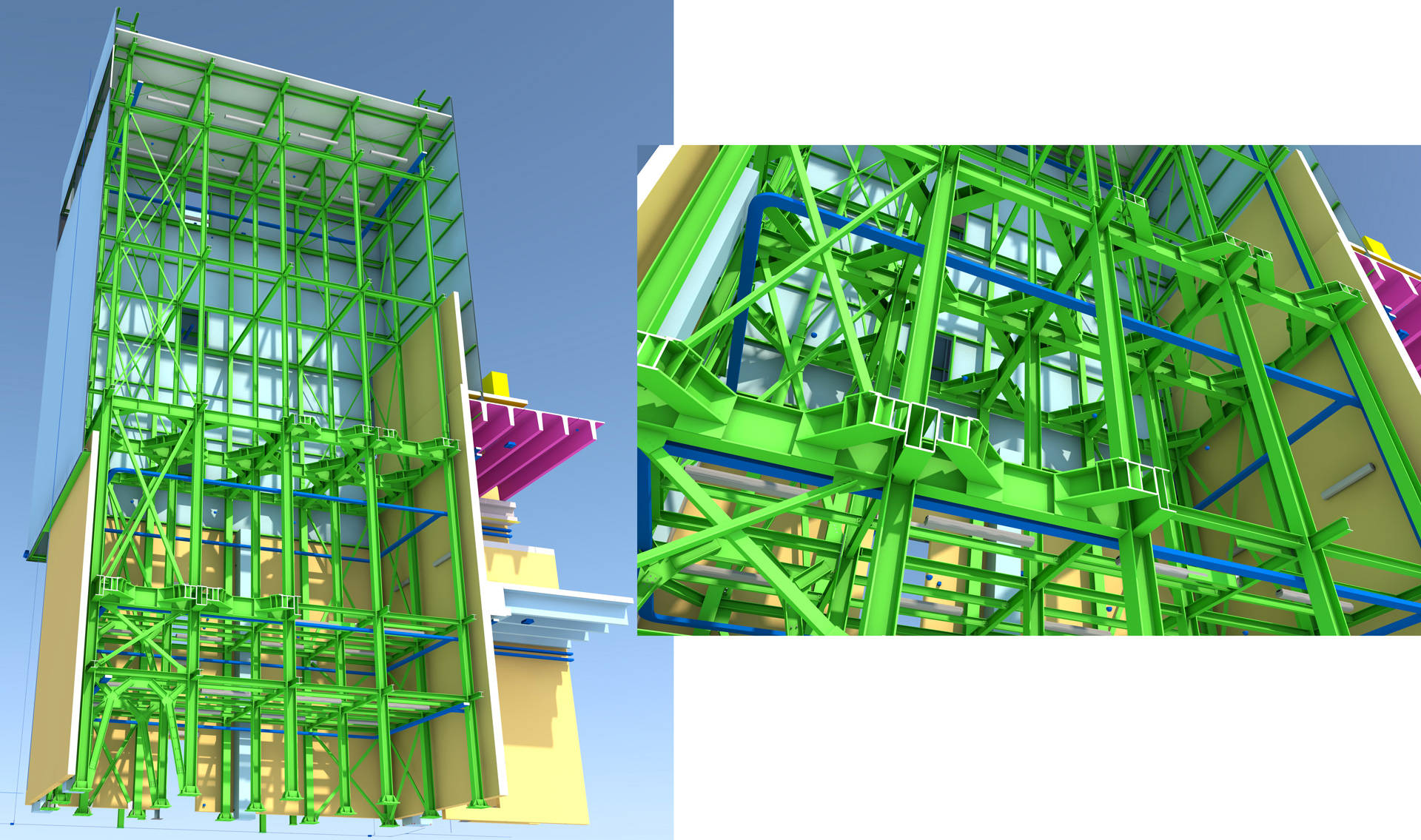 Progetto BIM di complesso produttivo alimentare