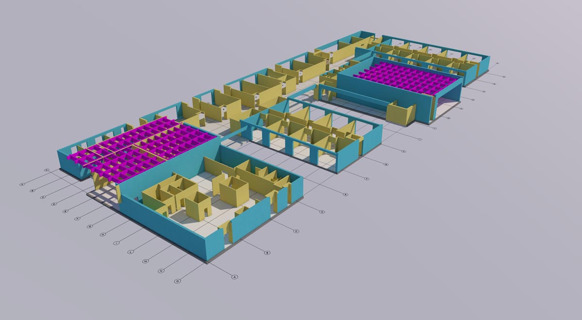 Progetto di polo scolastico in BIM