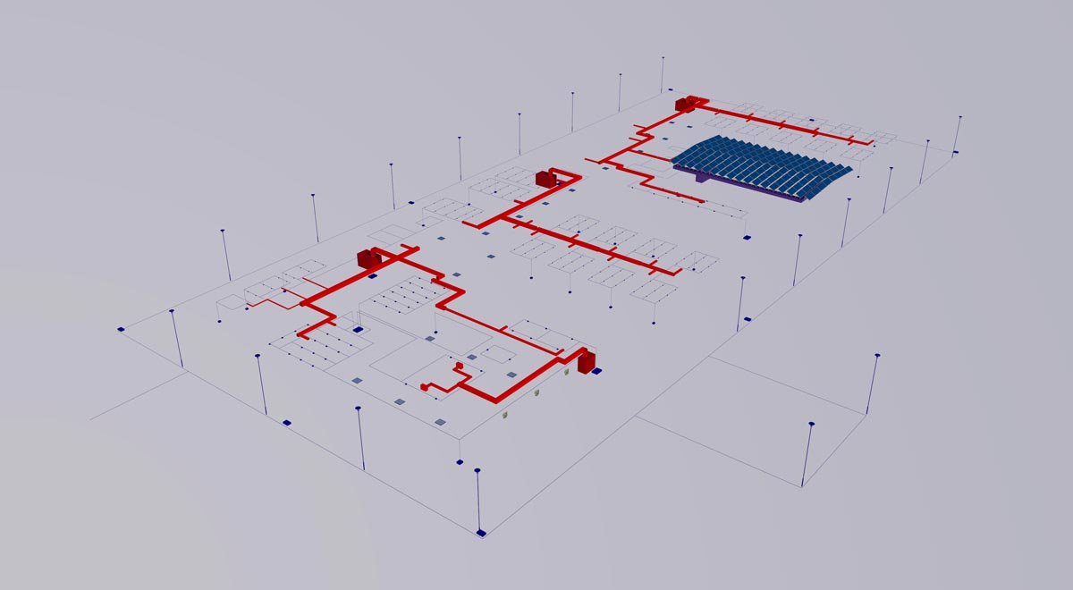 Progetto di polo scolastico in BIM