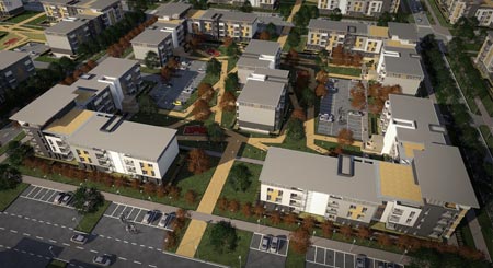 Progetto della citt residenziale Ecopolis - Ryazan - Russia