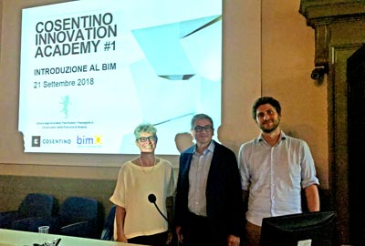 Introduzione al BIM Cosentino Innovation Accademy per l'Ordine degli Architetti di Brescia con bimO open innovation e bimON