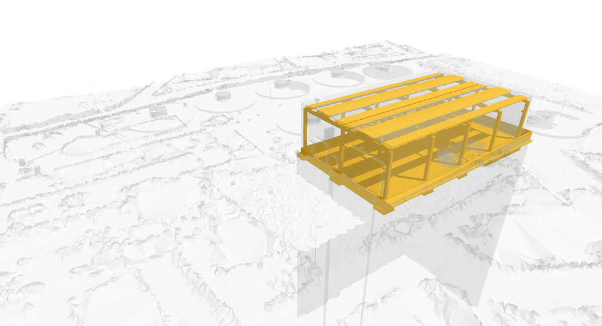 BIM per le Multiutility - Nuova Centrale di trattamento acqua potabile del Gruppo CAP Holding S.p.a. Borghetto Lodigiano LO
