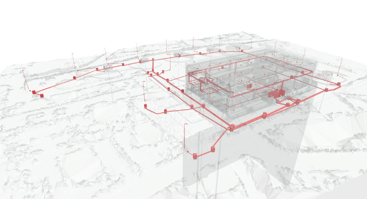 BIM per le Multiutility - Nuova Centrale di trattamento acqua potabile del Gruppo CAP Holding S.p.a. Borghetto Lodigiano LO