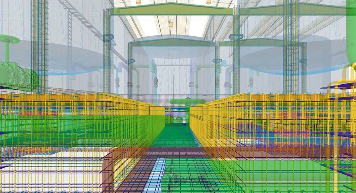BIM per le Multiutility - Nuova Centrale di trattamento acqua potabile del Gruppo CAP Holding S.p.a. Borghetto Lodigiano LO