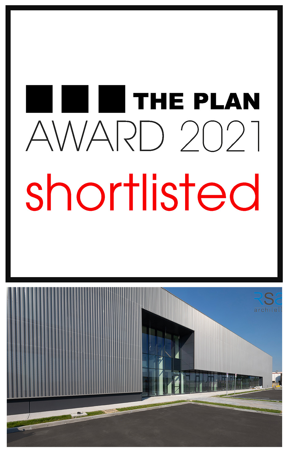 Il progetto NEW OLI HEADQUARTER finalista per il premio internazionale THE PLAN AWARD 2021.