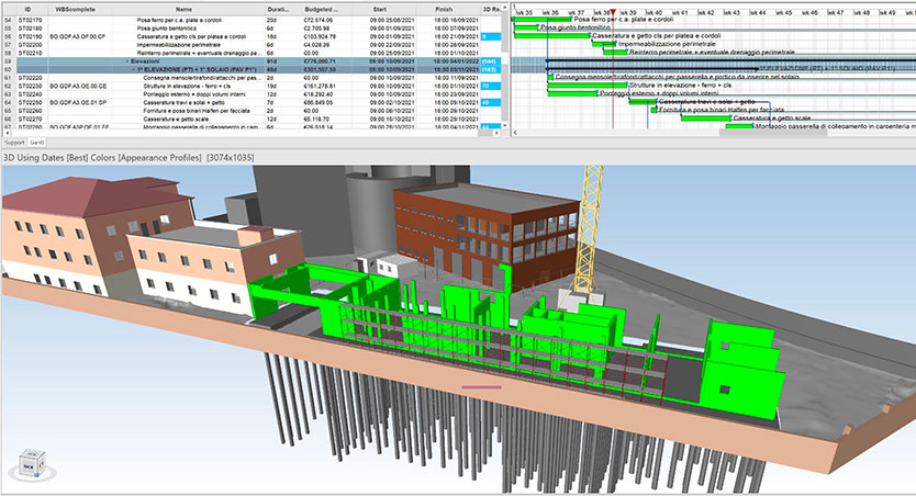 Digitalizzazione del Cantiere della Caserma GDF  E. Bertarini BO